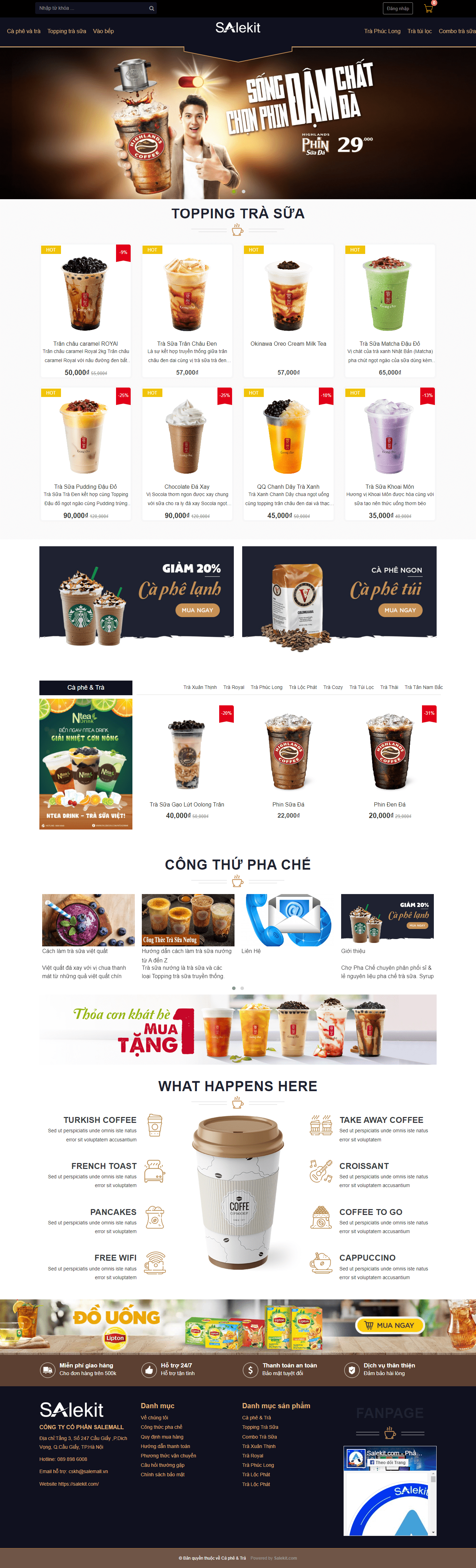 Cafe và Trà