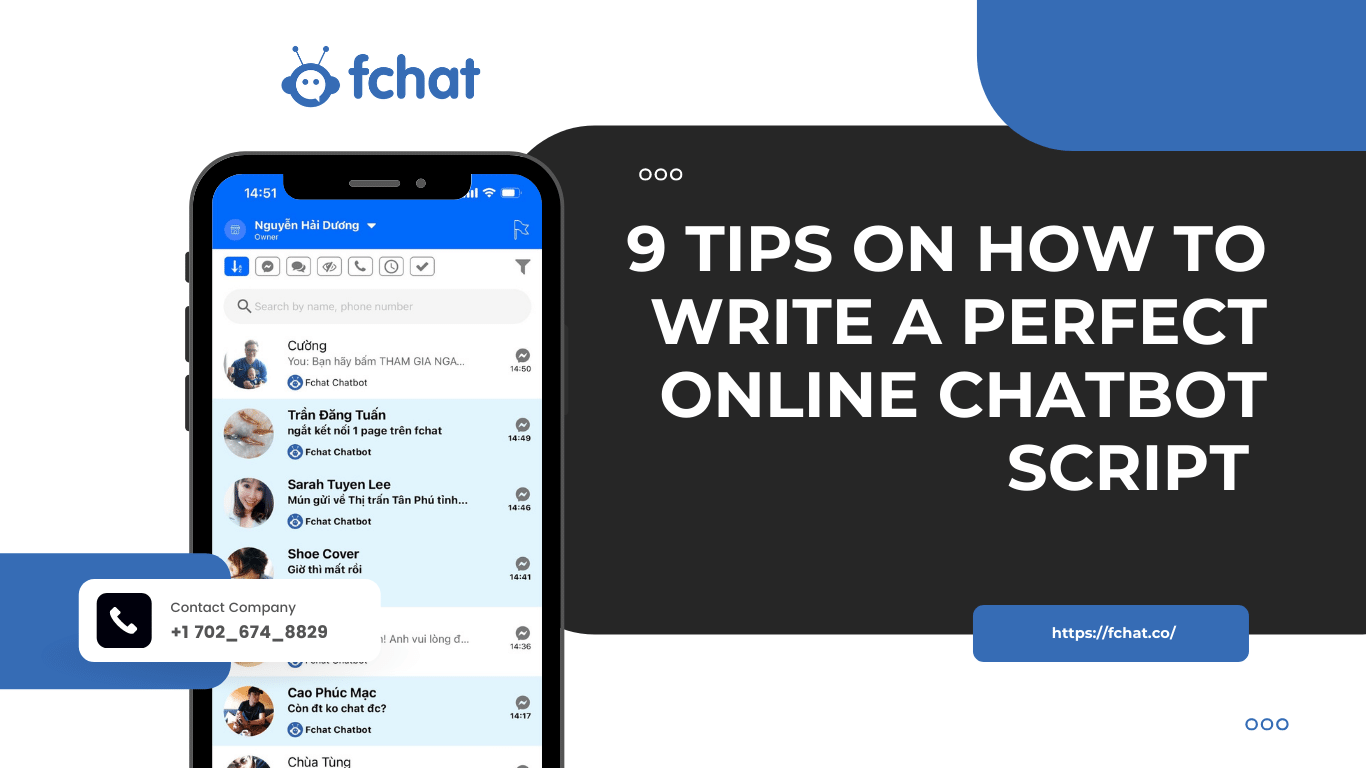 9 Tips On How To Write A Perfect Online Chatbot Script