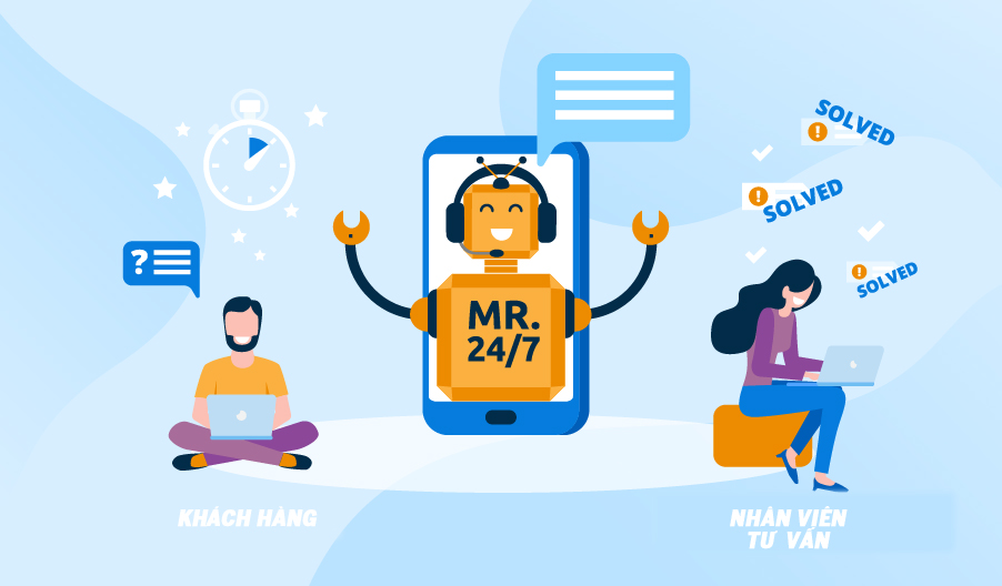 Biến AI Chatbot thành nhân viên: Tăng cường hiệu quả chăm sóc khách hàng