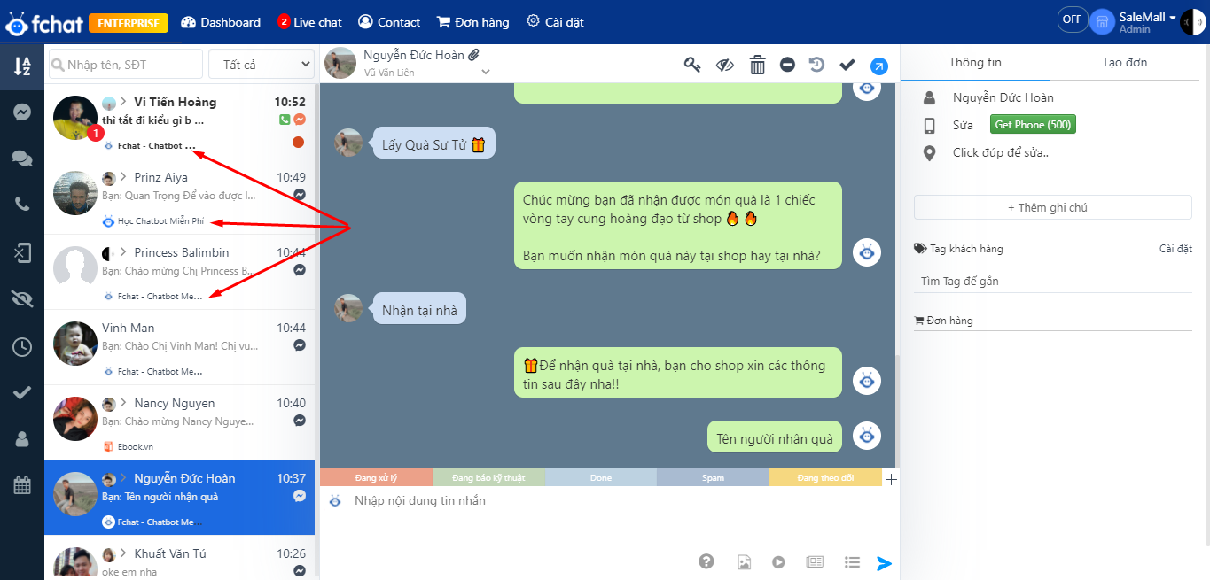 [Cập nhật] Thay đổi giao diện Live chat