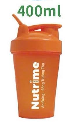 BÌNH LẮC NUTRIME - bình màu cam bình 400ml
