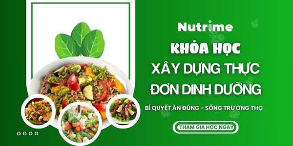 KHÓA HỌC XÂY DỰNG THỰC ĐƠN