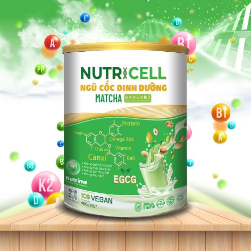 LON SỮA HẠT DINH DƯỠNG MATCHA NUTRICELL