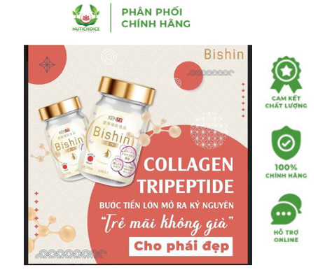 Viên uống Bishin Tripeptide Collagen Nhật Bản