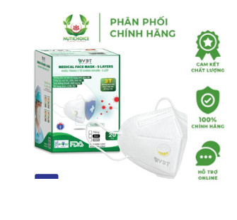  Khẩu trang y tế kháng khuẩn BV3T (có van)