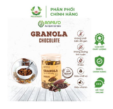  Granola thường 300gr vị Socola