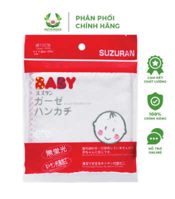  Khăn sữa Chitosan kháng khuẩn Suzuran Japan