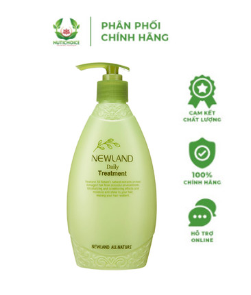 Bộ đôi dầu gội - xả Newland làm sạch sâu, dưỡng ẩm, bảo vệ tóc