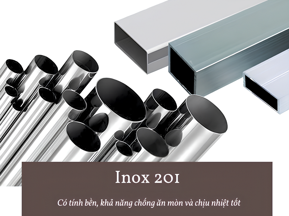 So sánh về Inox 201 và Inox 304