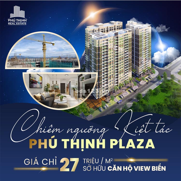 Bán căn hộ Phú Thịnh Plaza ngay bãi biển Đồi Dương Phan Thiết