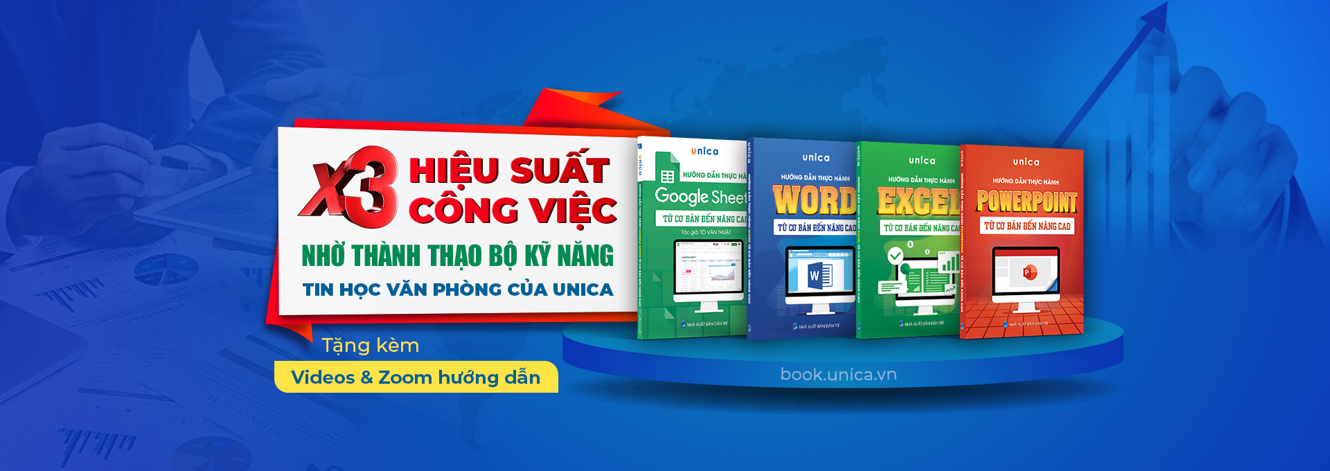 3X năng suất với bộ sách tin học văn phòng của Unica