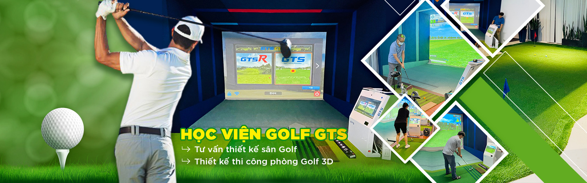 Phòng tập Golf 3D - Golf Training Similator
