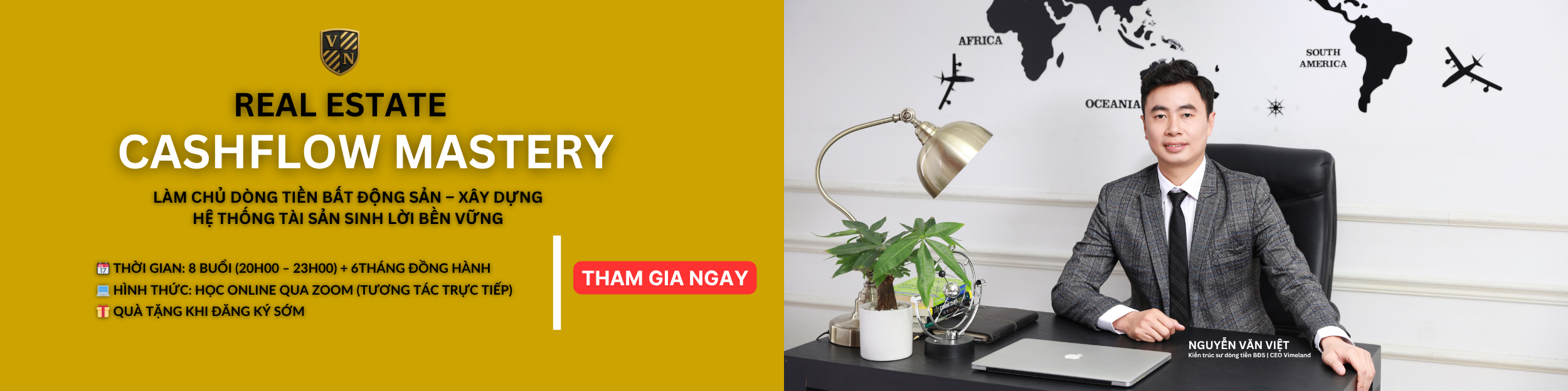 FOM ĐĂNG KÝ KHOÁ HỌC - REAL ESTATE CASHFLOW MASTERY