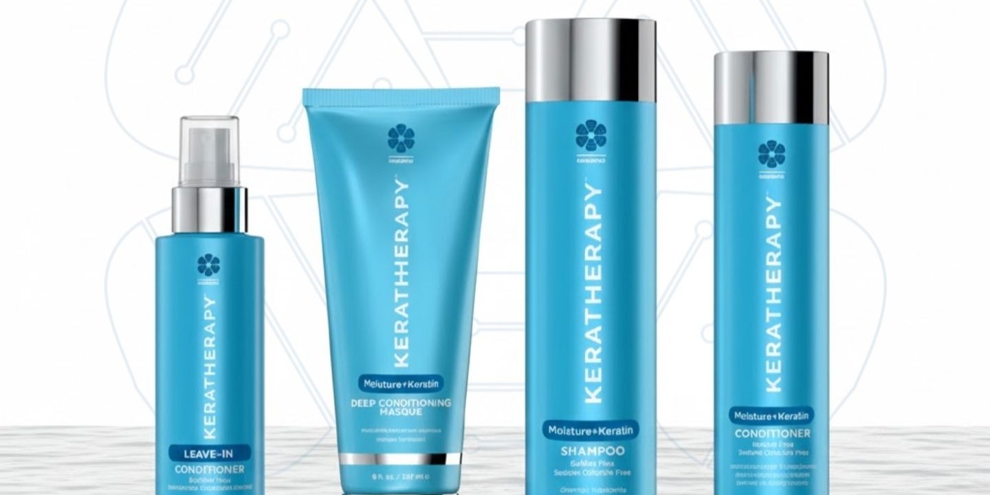 KERATHERAPY MOISTURE - Phục hồi keratin và dưỡng ẩm mái tóc hư tổn