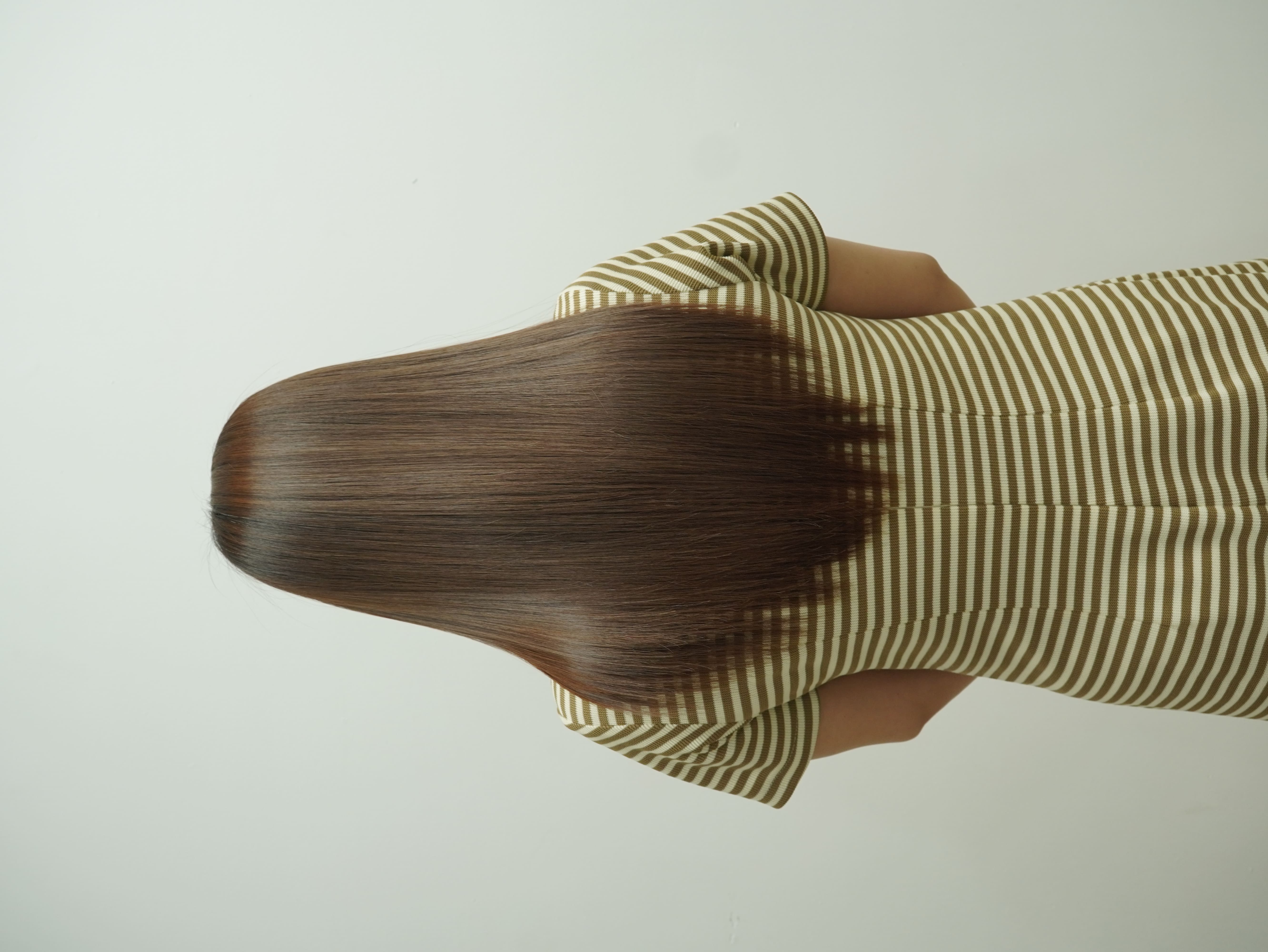 Kết quả sau khi phục hồi tóc chuyên sâu bằng liệu pháp keratin không chứa formaldehyde