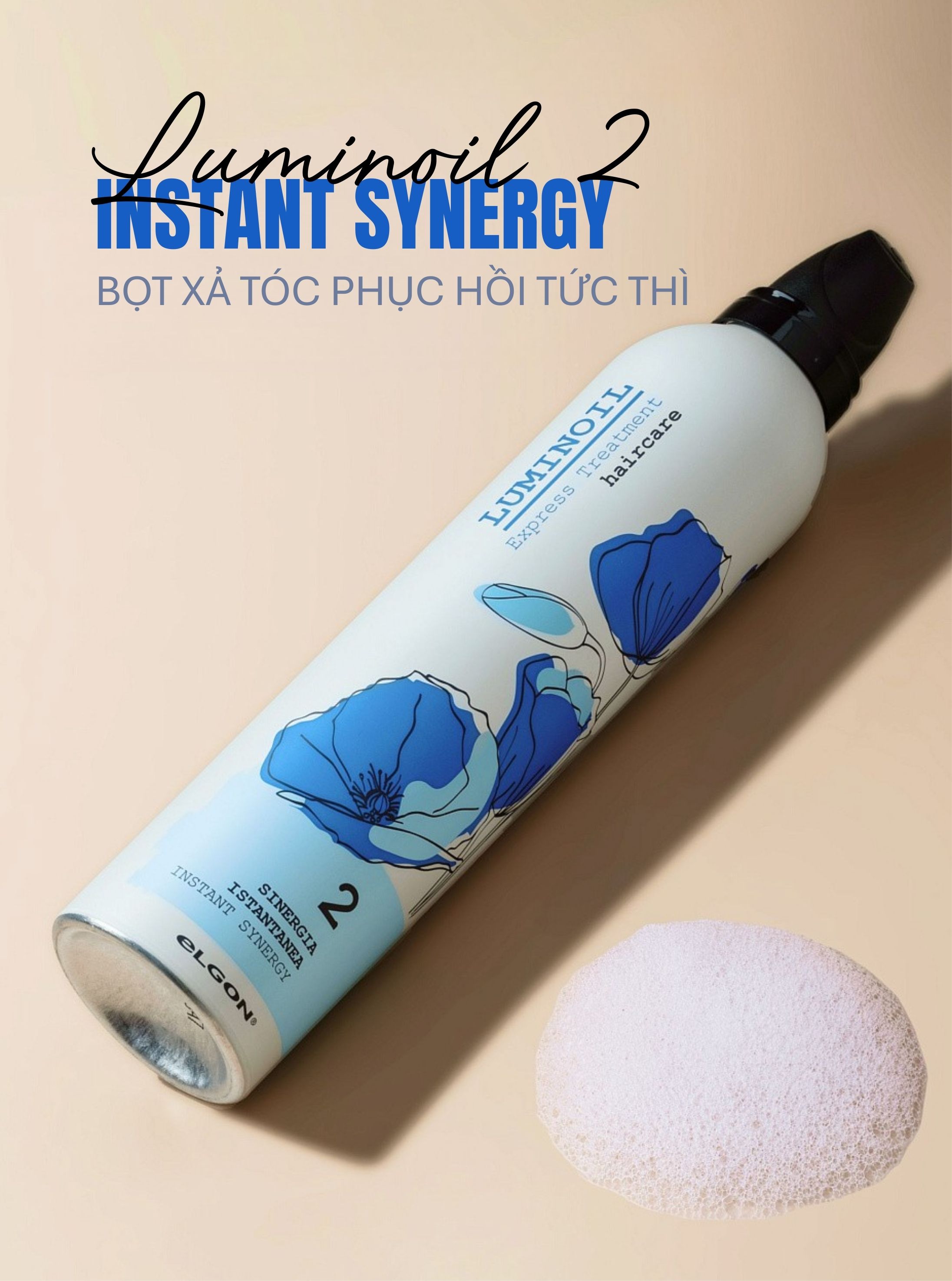 LUMINOIL 2 - INSTANT SYNERGY - BỌT XẢ TÓC PHỤC HỒI TỨC THÌ
