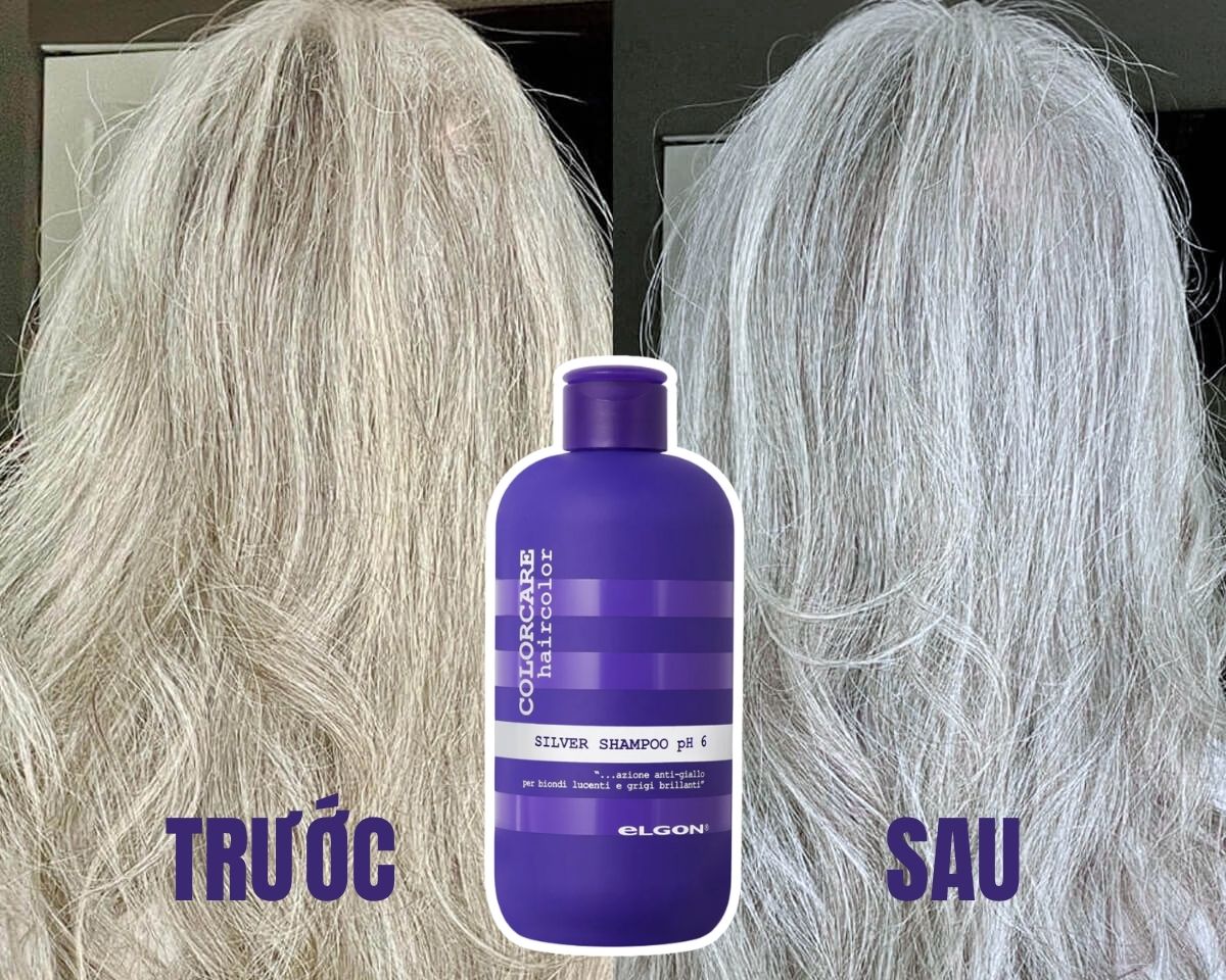 Dầu gội tím có dùng được cho tóc bạc không?
