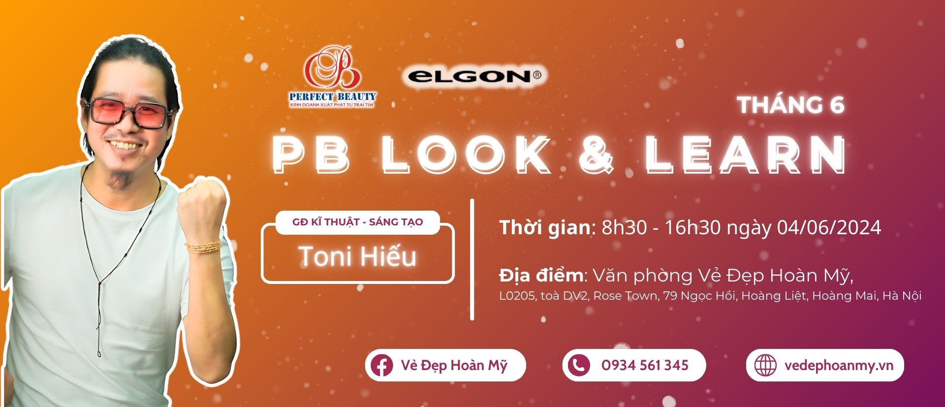 PB Look&Learn Tháng 6 - Làm chủ kỹ thuật cắt, nhuộm cùng Toni Hiếu