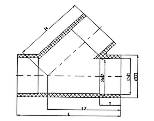  Chữ Y UPVC SCH80