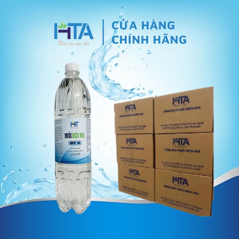  1 Thùng 24 Chai Muối Điện Hóa HTA - Dung tích 1500ml