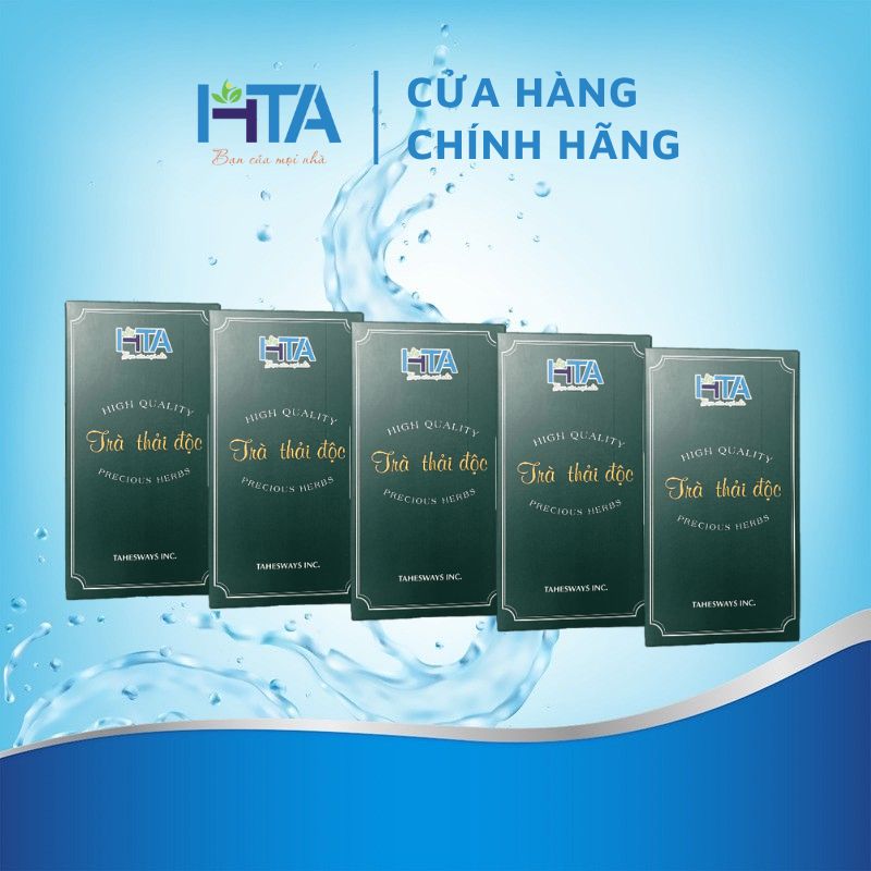 Combo 5 Hộp Trà Thải Độc HTA - 20 Gói/Hộp