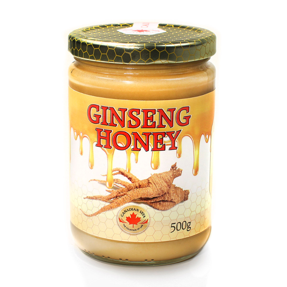 Mật Ong Nhân Sâm Canadian Vita - Ginseng Honey 1 (kèm túi)