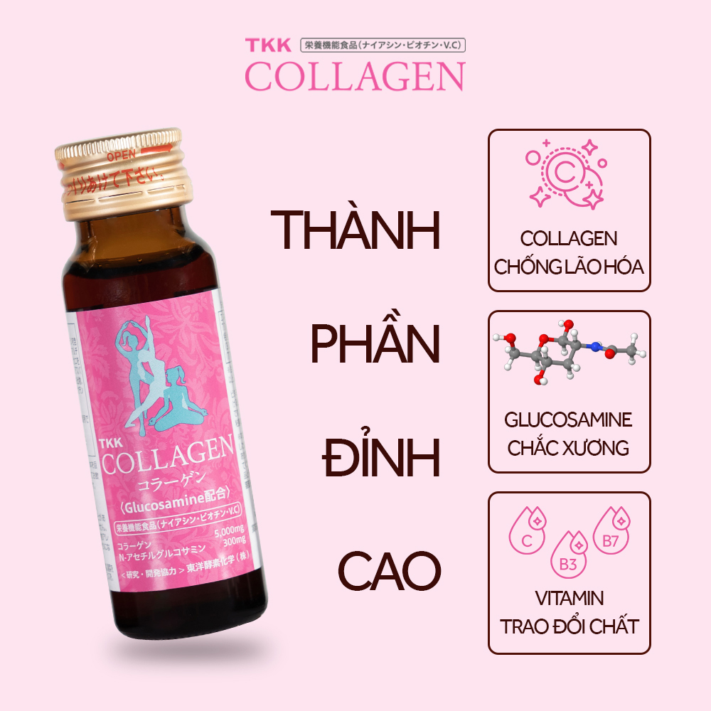  Collagen TKK Glucosamine - Nhật Bản