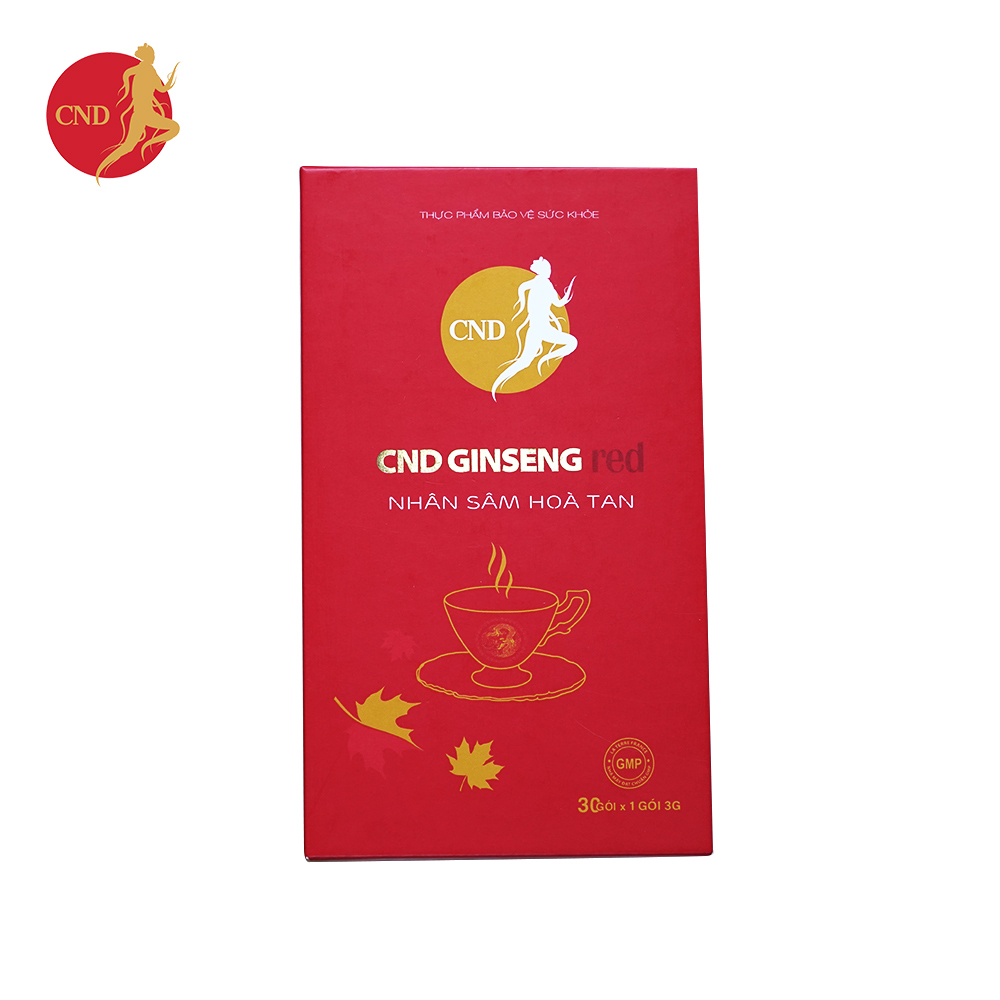 Nhân sâm hòa tan CND GINSENG Red Hộp 30 gói