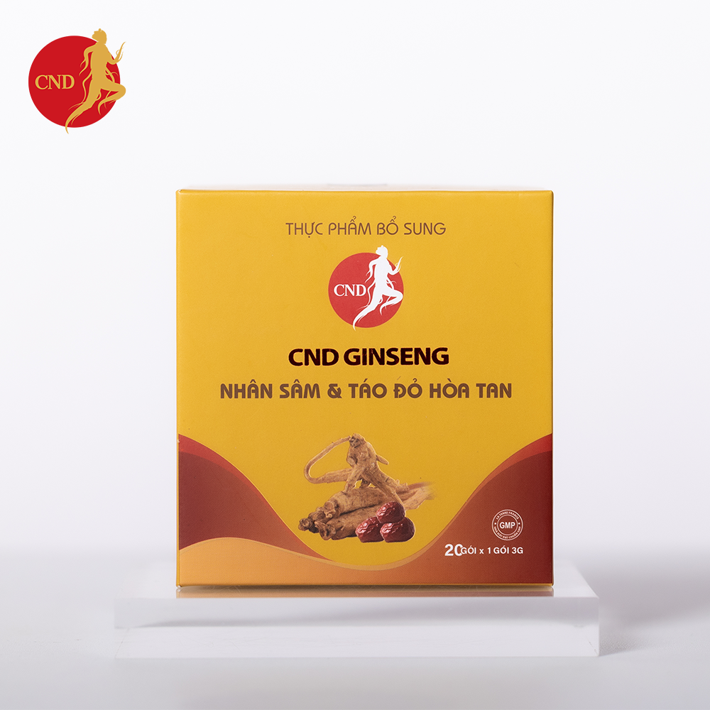 Thực phẩm bổ sung CND Ginseng nhân sâm & táo đỏ hòa tan