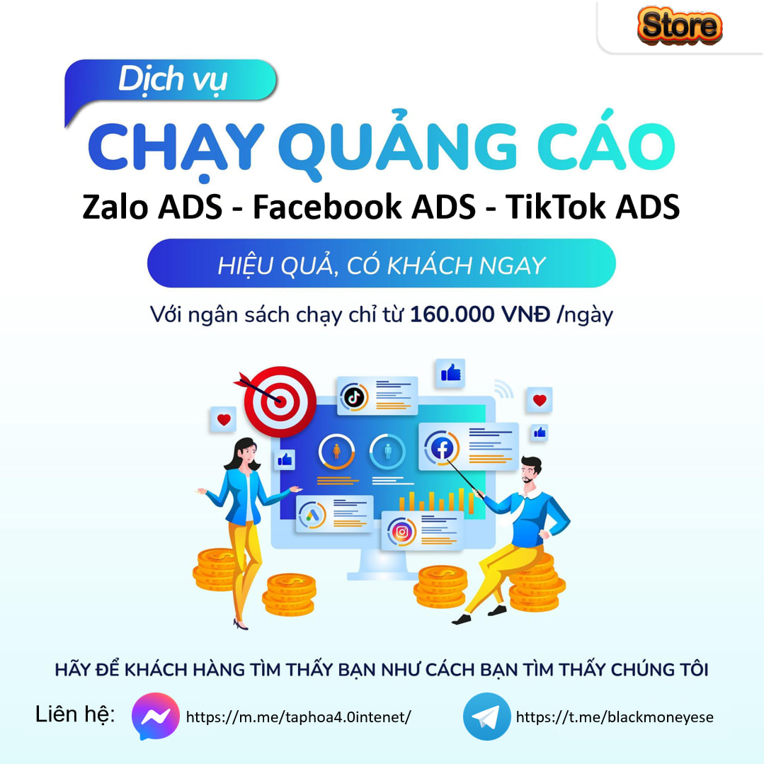 Dịch Vụ Zalo ADS - Facebook ADS - TikTok ADS 