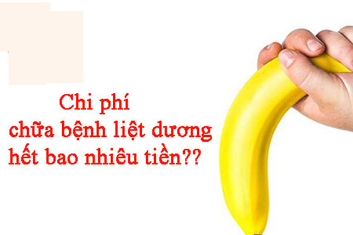 Chi phí chữa liệt dương hết bao nhiêu tiền?