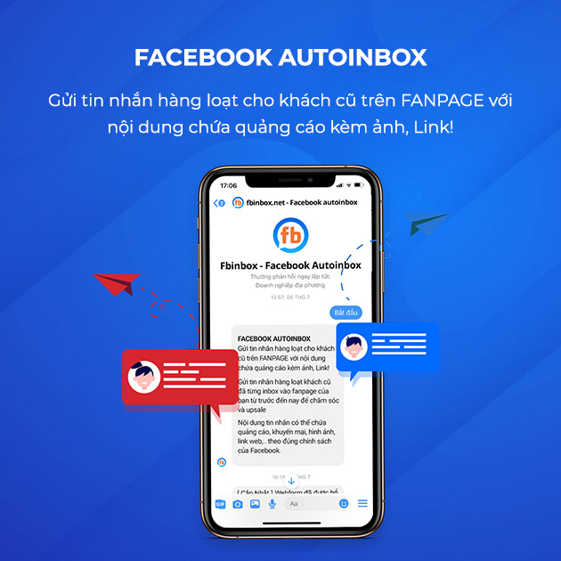 FbInboxnet - Nhắn tin hàng loạt khách hàng cũ trên fanpage của bạn