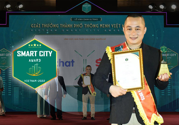 Giải pháp Fchat Chatbot đa nền tảng của SaleMall xuất sắc nhận Giải thưởng Vietnam Smart City Award 2022