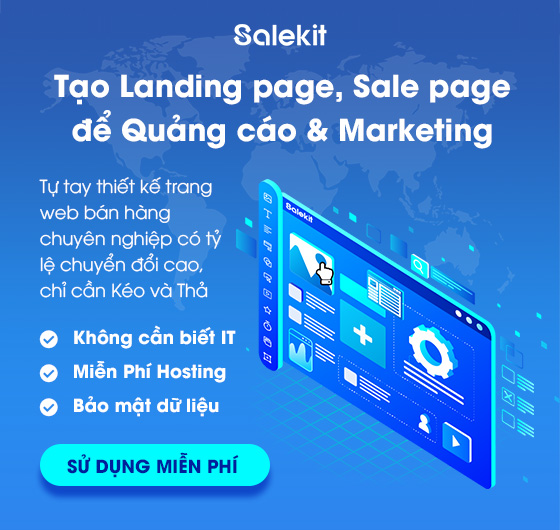 Tạo Landing page, Sale page để Quảng cáo & Marketing