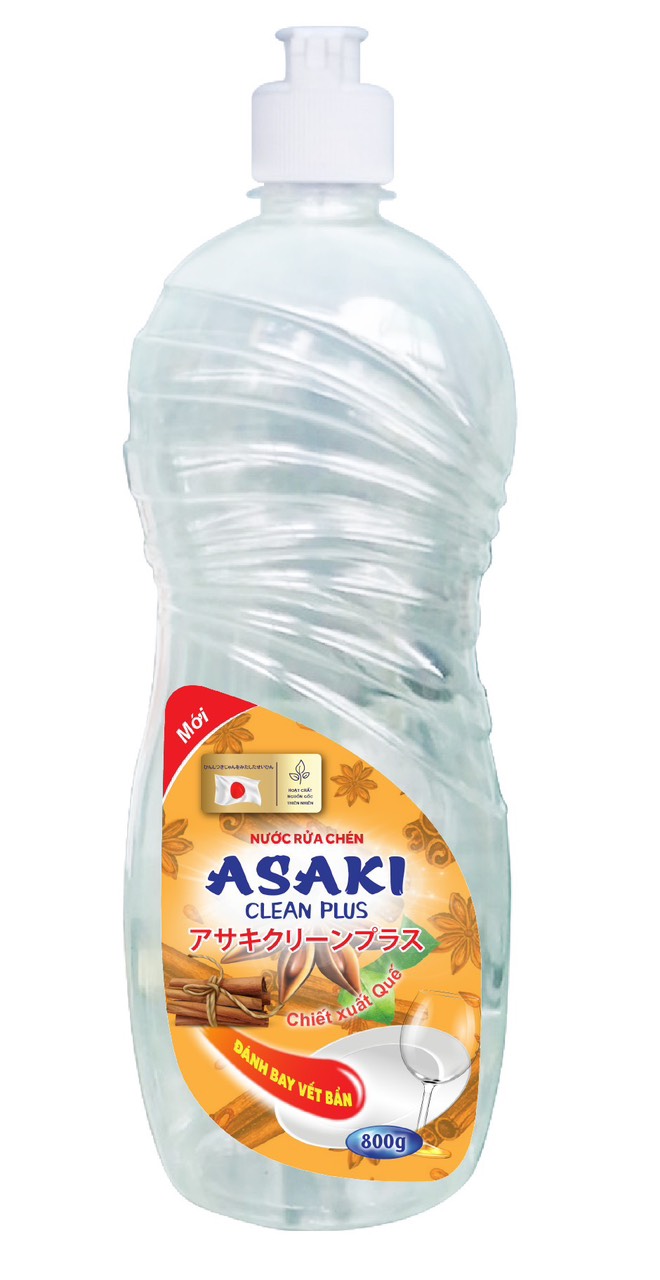 Nước Rửa Chén Asaki Hương Quế 0,8L