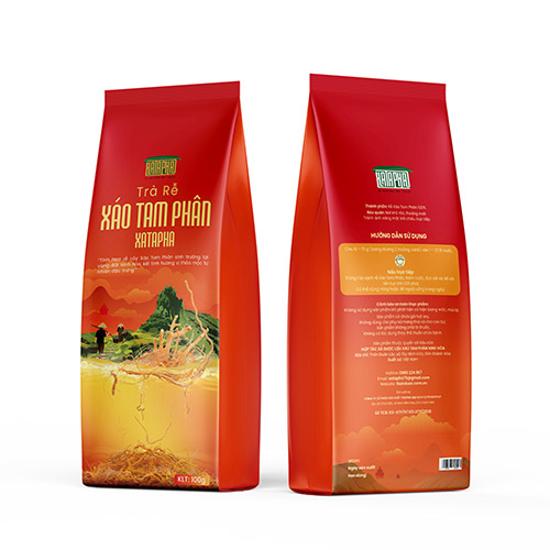 Trà rễ xáo tam phân sấy khô XATAPHA 100 g