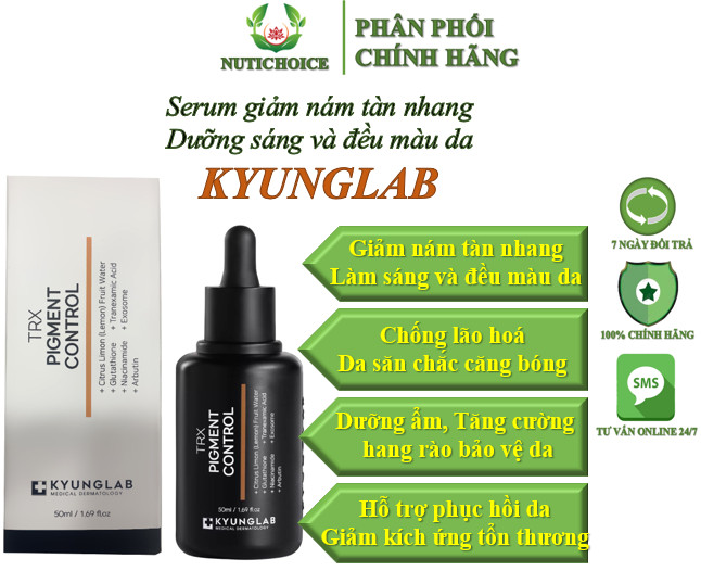 [Chính hãng-Nâng cấp]Tinh chất serum giảm nám tàn nhang KyungLab TRX Pigment Control chống lão hoá tái tạo da chuyên sâu