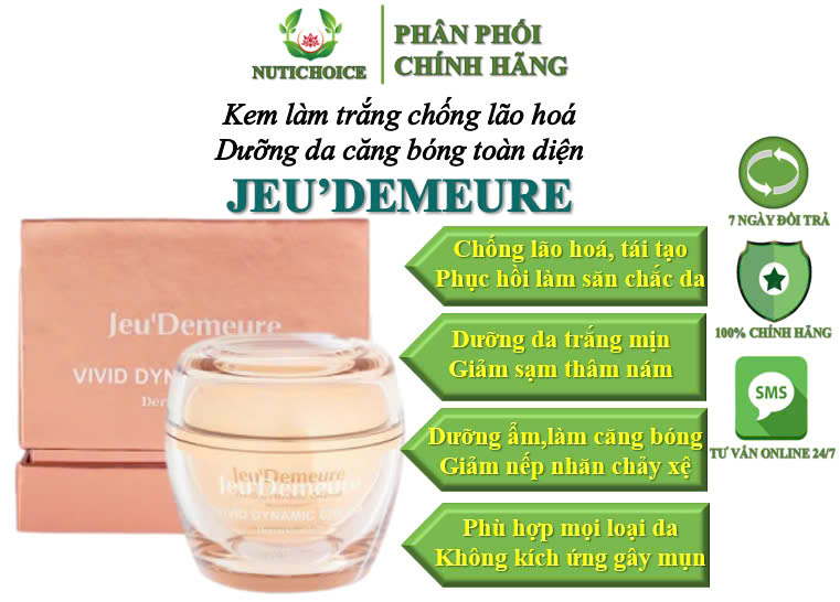 [50g] Kem dưỡng da toàn diện Jeu'Demeure Dermishutte dưỡng ẩm chống lão hoá, làm trắng, tái tạo phục hồi cho mọi loại da