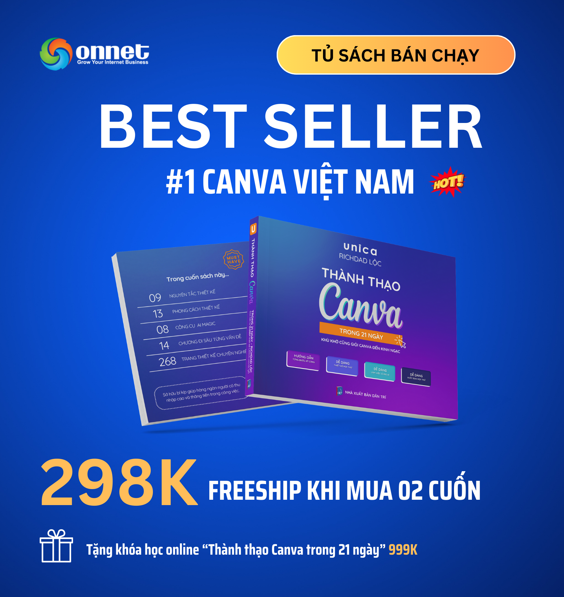 Sách Thành Thạo Canva 21 ngày