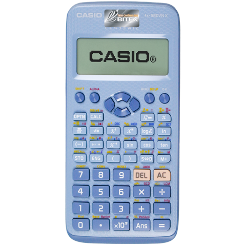 Máy tính Casio fx-580 màu xanh