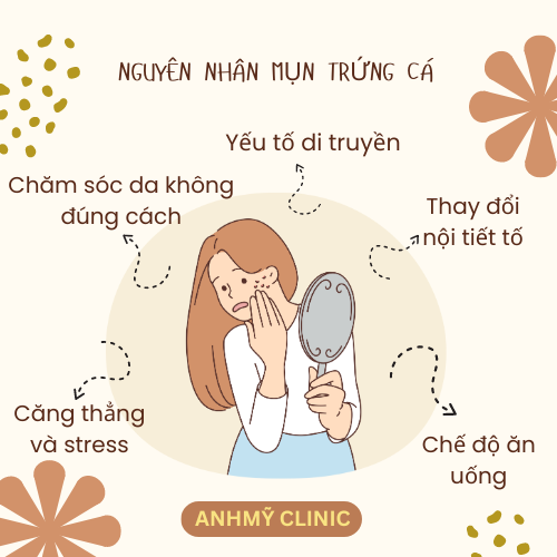 Nguyên nhân mụn trứng cá