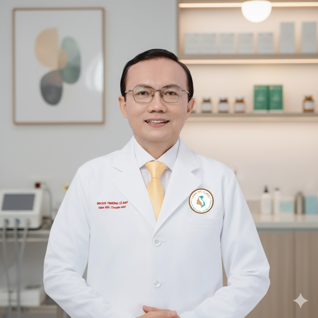 B&aacute;c sĩ Trương L&ecirc; Đạo, chuy&ecirc;n khoa II Da liễu.