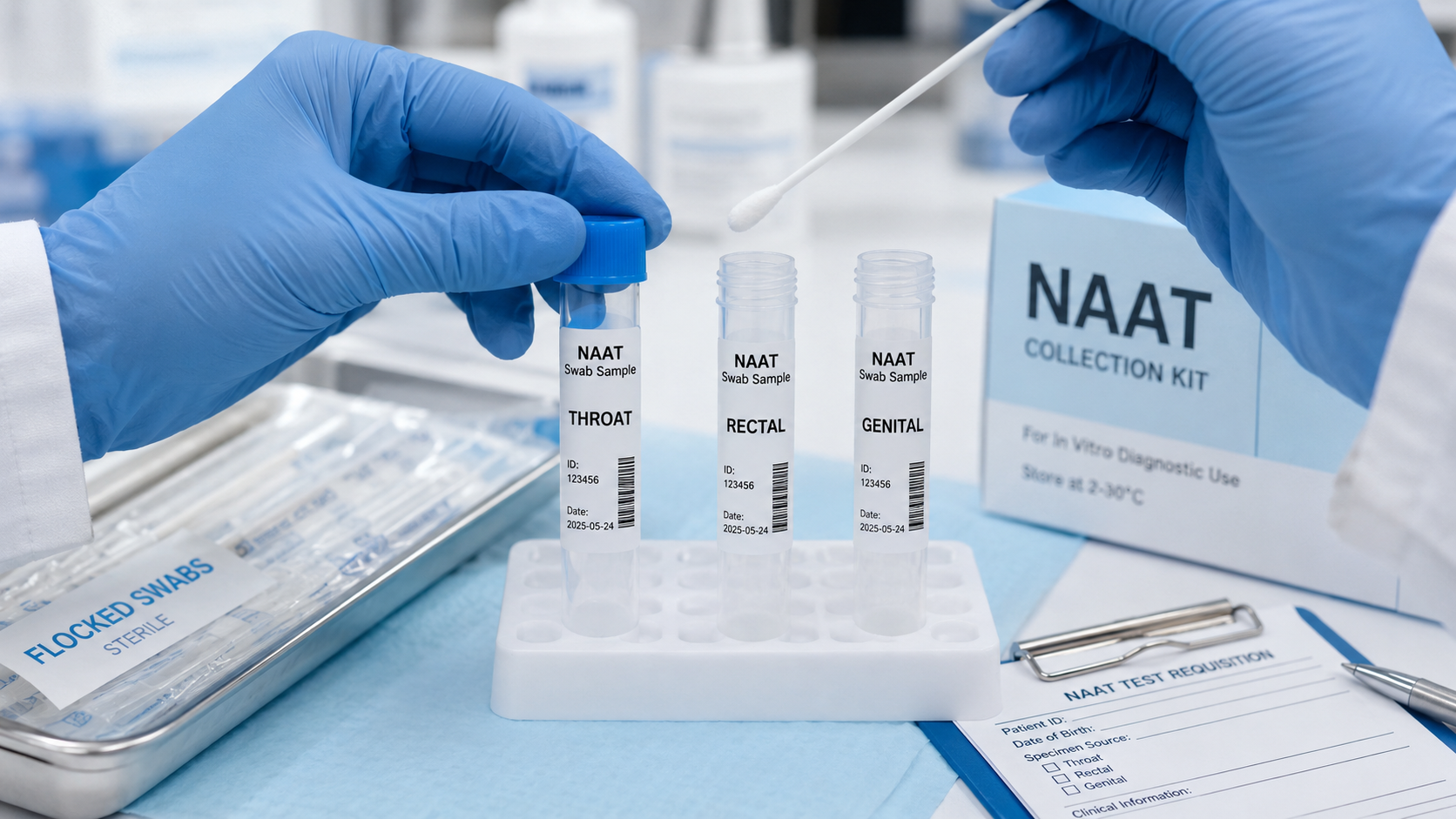 X&eacute;t nghiệm NAAT test STI to&agrave;n diện đa vị tr&iacute; ph&aacute;t hiện chlamydia kh&ocirc;ng triệu chứng ch&iacute;nh x&aacute;c