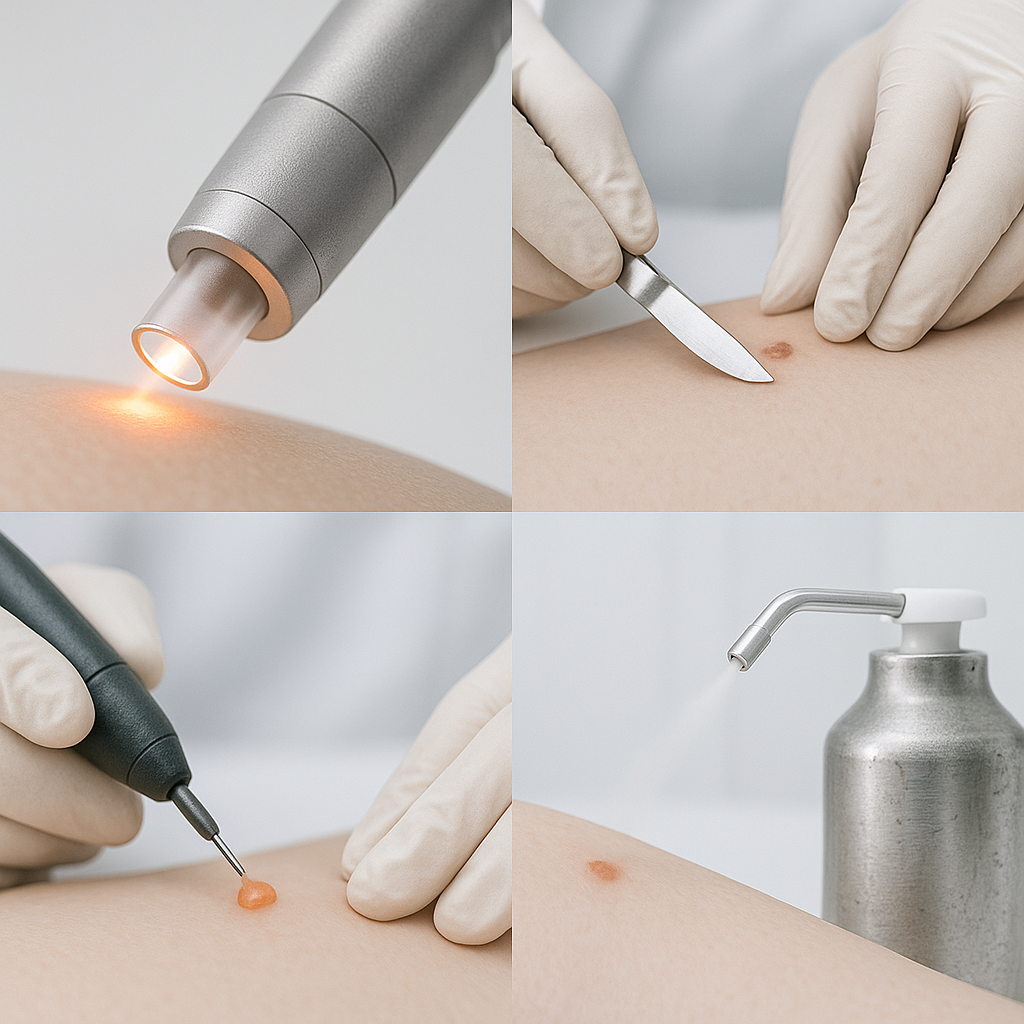 C&aacute;c c&ocirc;ng nghệ hiện đại như laser, đốt điện, &aacute;p lạnh v&agrave; c&aacute;c thủ thuật chuy&ecirc;n s&acirc;u như sinh thiết gi&uacute;p điều trị hiệu quả c&aacute;c loại u da, tối ưu kết quả thẩm mỹ v&agrave; đảm bảo chẩn đo&aacute;n ch&iacute;nh x&aacute;c.