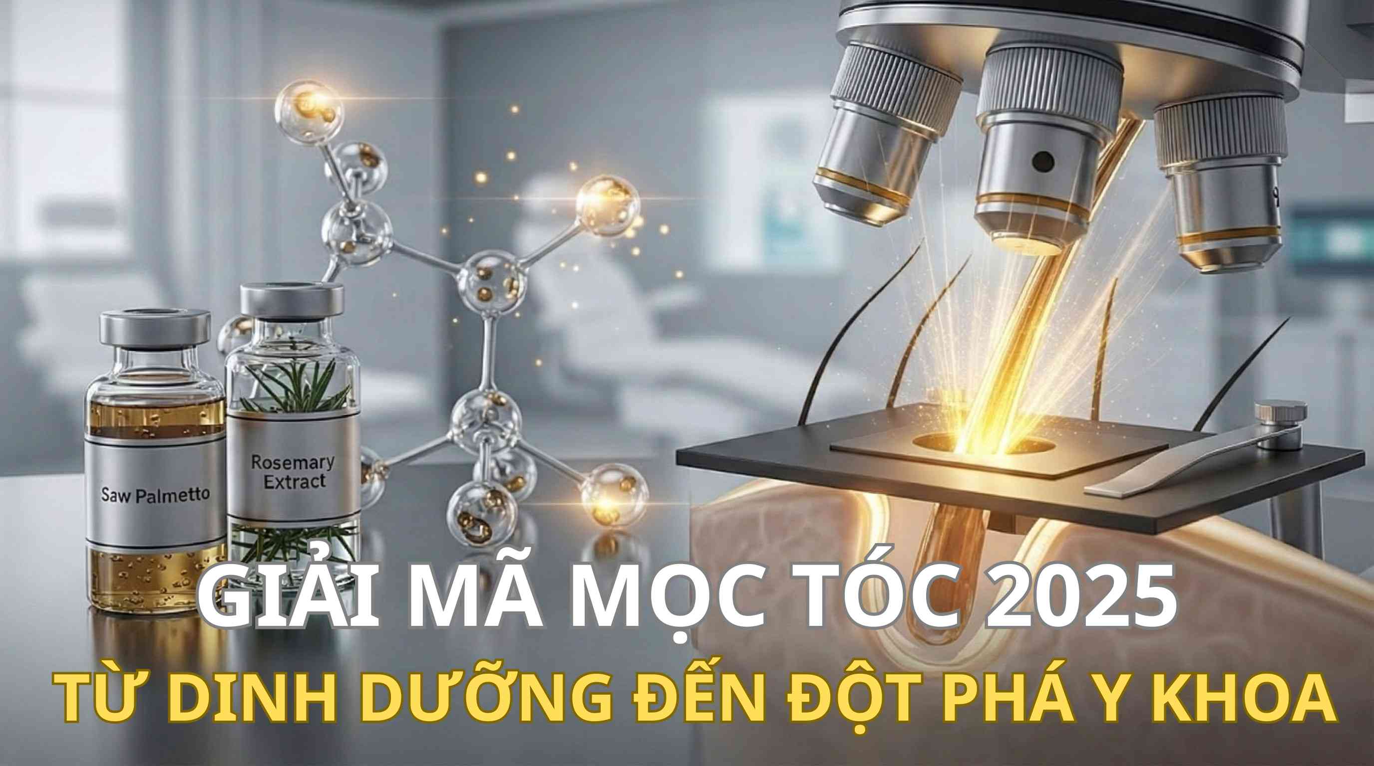 Dinh Dưỡng & Hoạt Chất Mọc Tóc: Giải Pháp Y Khoa 2025