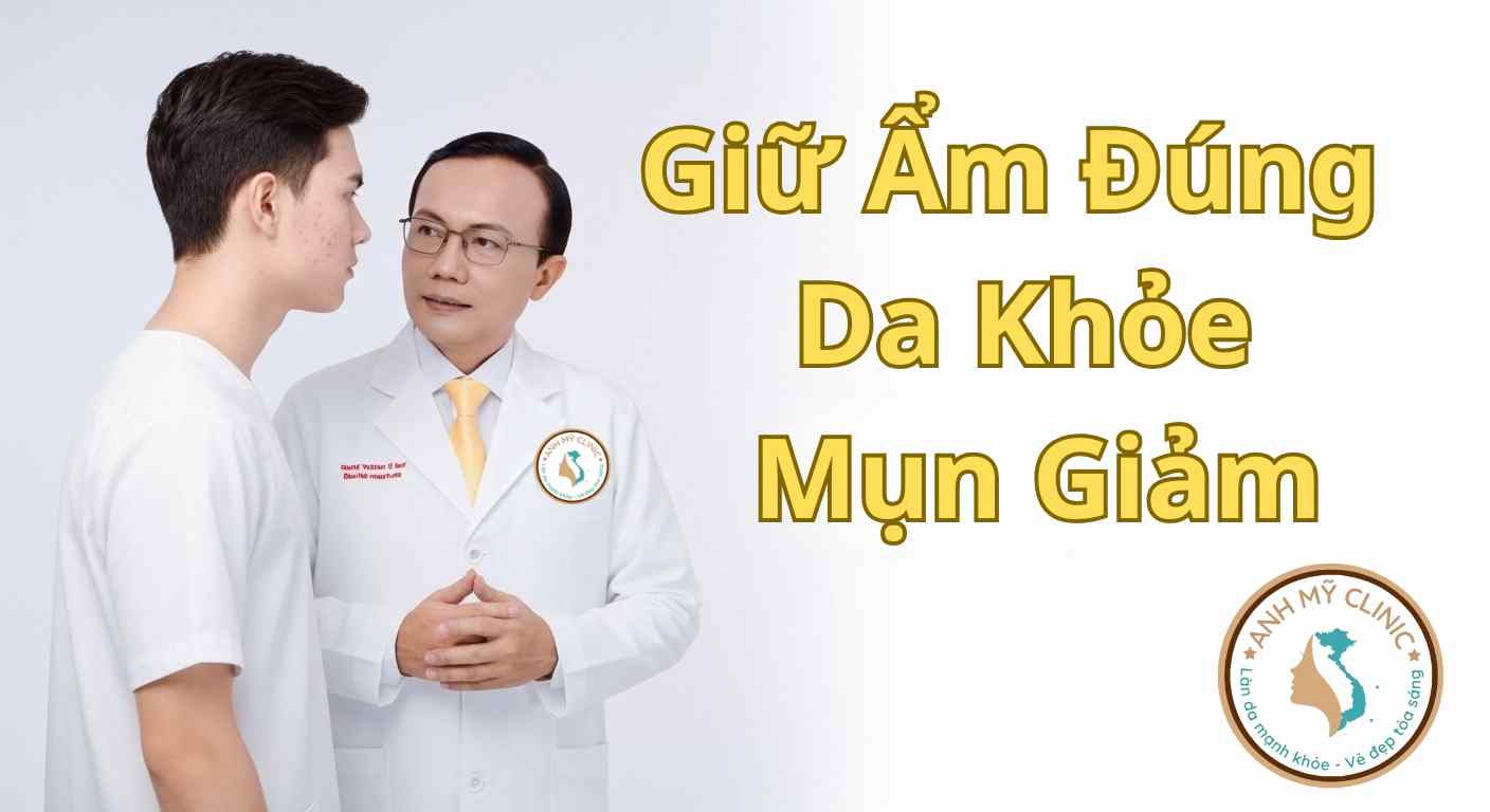Chất giữ ẩm cho mụn trứng cá: hướng dẫn của BS Trương Lê Đạo
