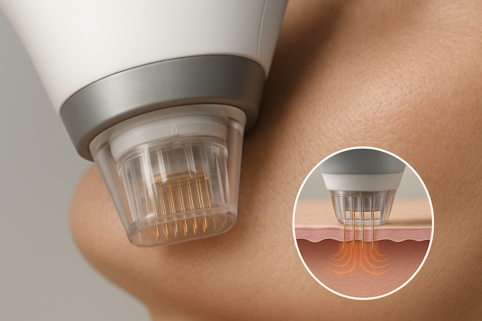 Cơ chế RF vi kim trẻ h&oacute;a da