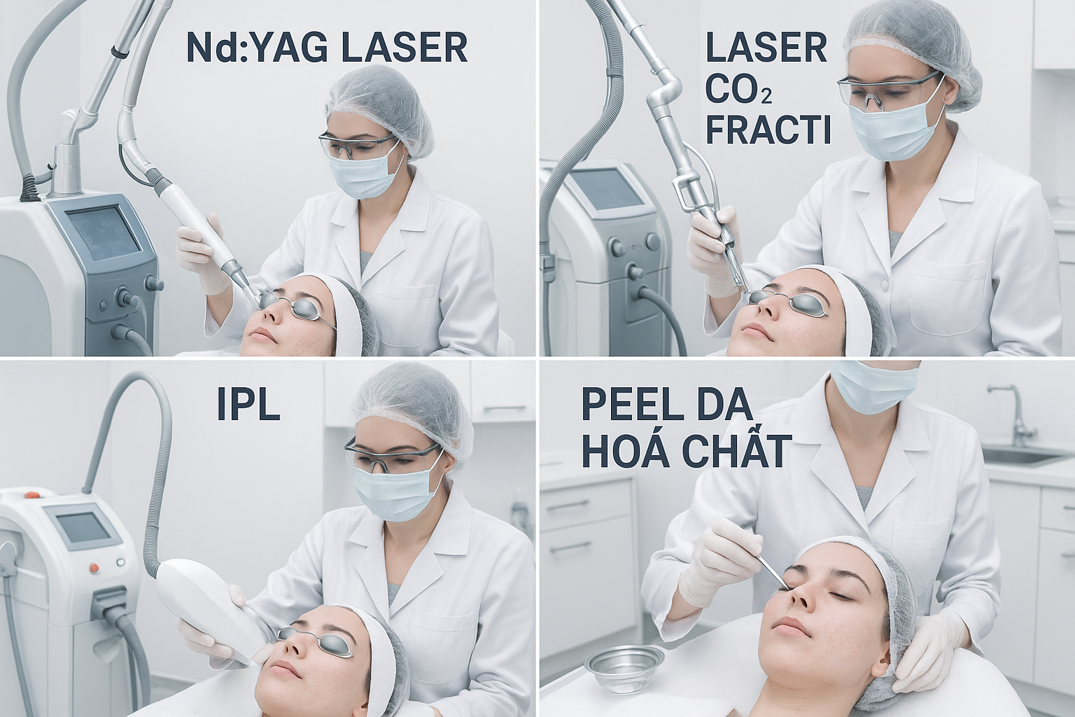 cong-nghe-dieu-tri-mun-anhmyclinic-laser-peel.png Hình ảnh minh họa các công nghệ laser và peel hỗ trợ điều trị mụn trứng cá tại Phòng Khám Da Liễu Anh Mỹ.