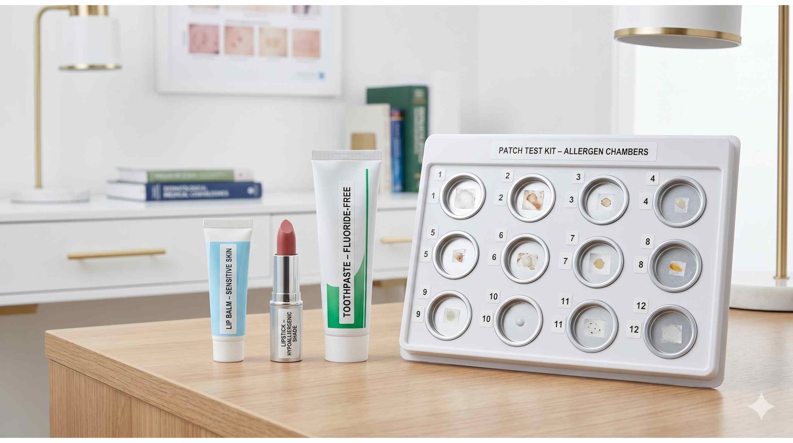 Dị nguy&ecirc;n phổ biến trong son m&ocirc;i v&agrave; kem đ&aacute;nh răng g&acirc;y vi&ecirc;m m&ocirc;i dị ứng