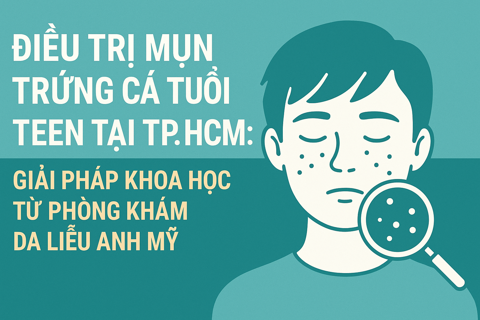 Điều trị mụn trứng cá tuổi teen tại TP.HCM hiệu quả & an toàn